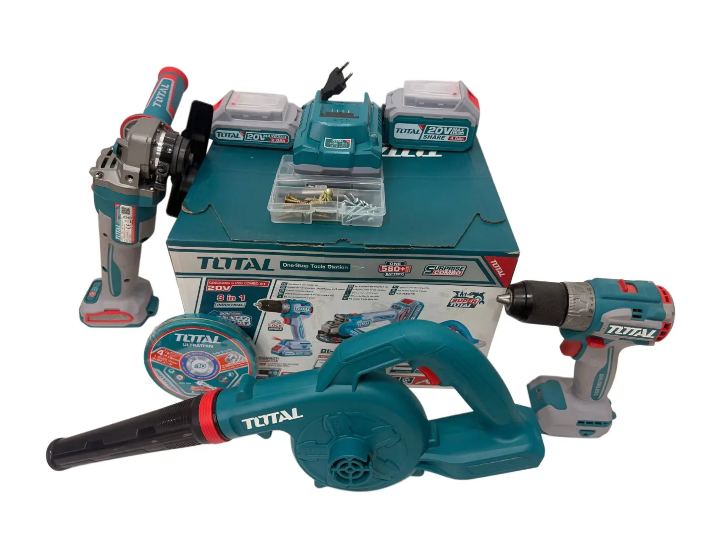 ست ابزار شارژی توتال TOSl1241192