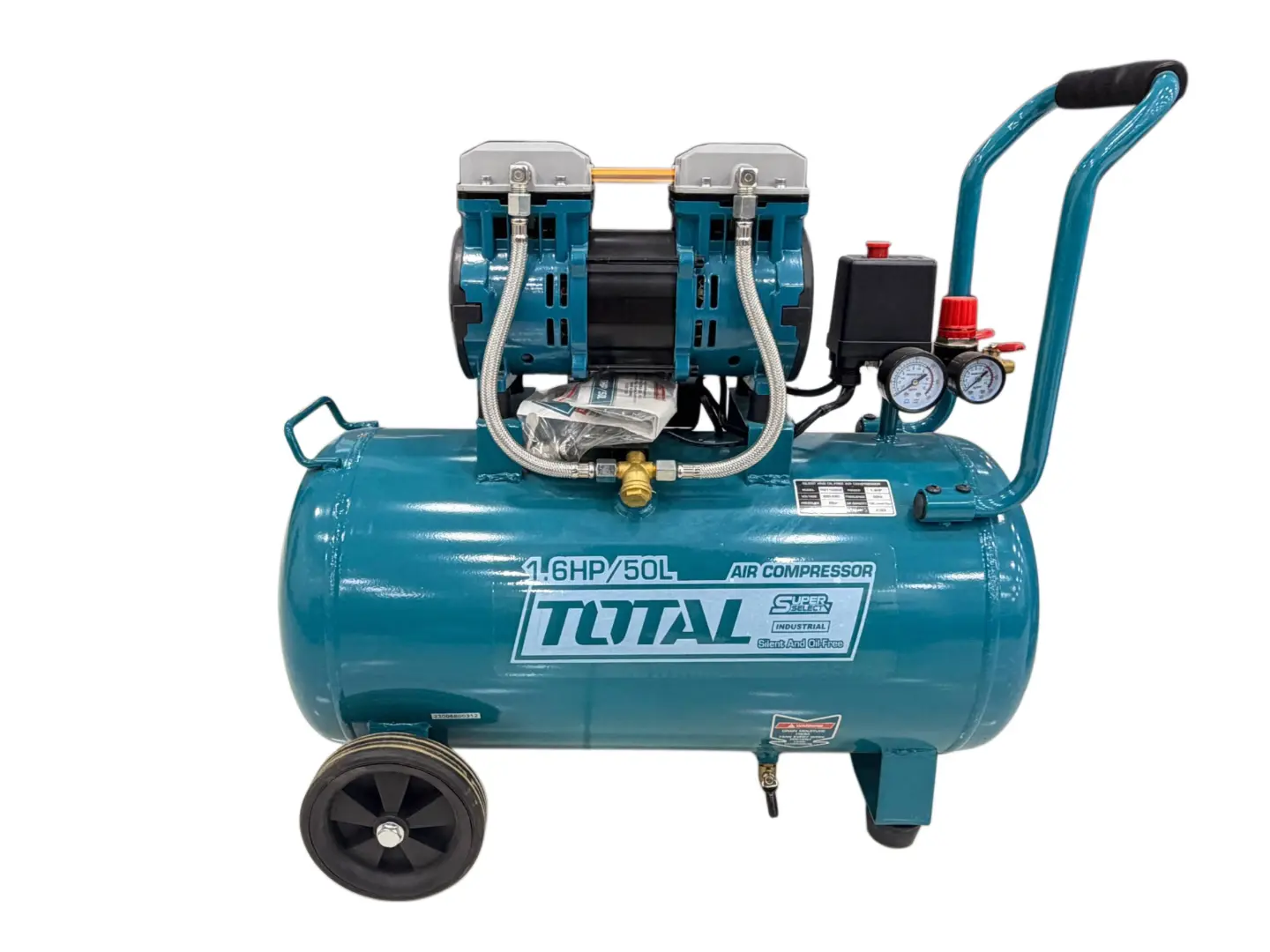 کمپرسور باد 50لیتری توتال کدTC51120508