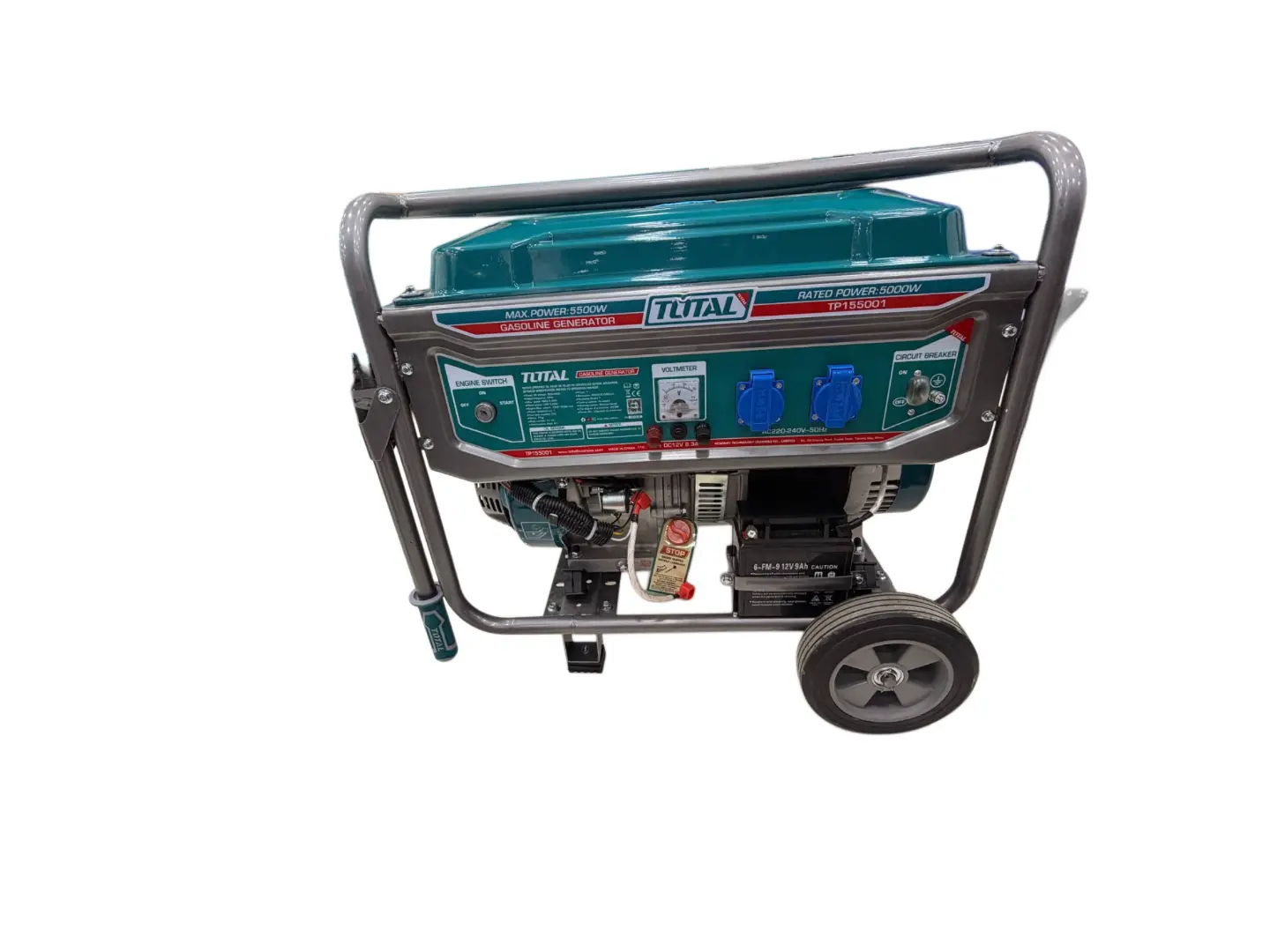 موتور برق 5/5کیلووات بنزینی توتال استارتی کد TP155001